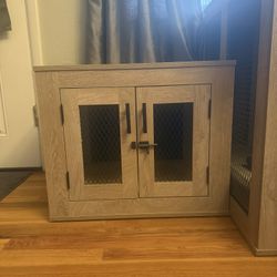 Wooden Small Dog Kennel Furniture
