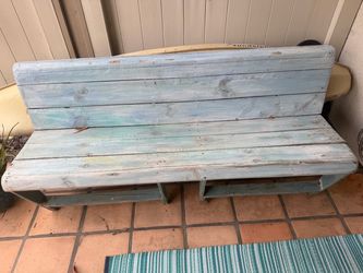 Distressed bench