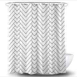 high quality Waterproof Fabric Polyester Shower Curtains Liner 72x 72 Inch