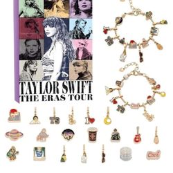 Taylor Swift Era Tour Music Bracelet Cute Gifts 24 PCS Accessories DIY Jewelry NEW 