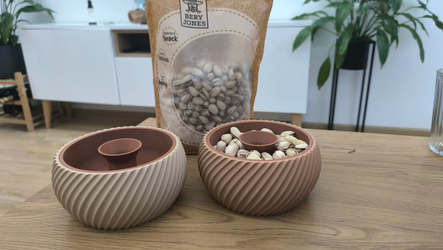 Pistachio Bowl with shell holder