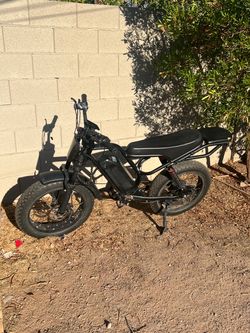 Black Fat Tire Electric Bike