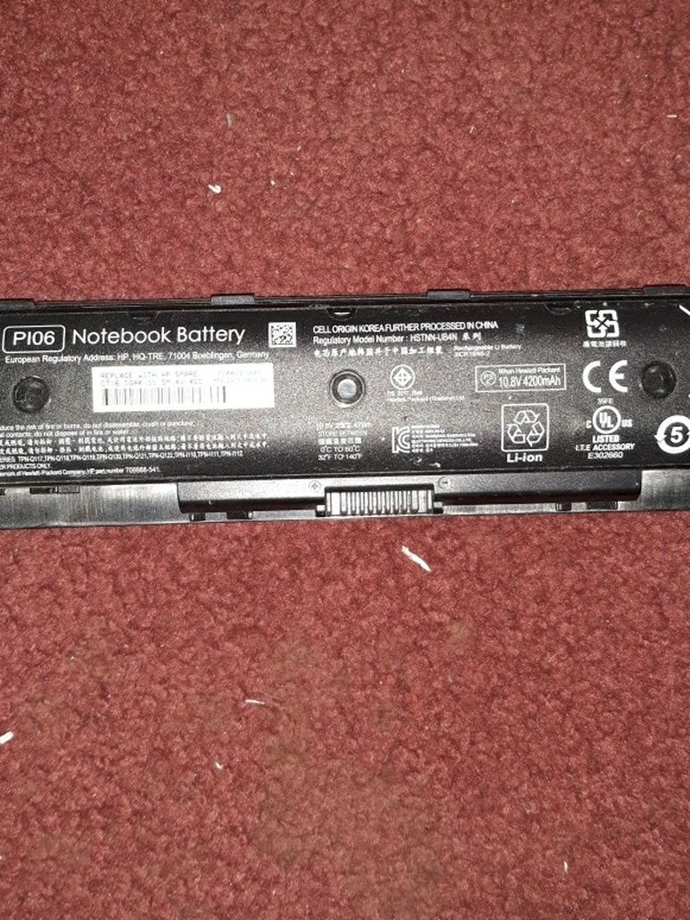 Battery for HP P106 Notebook