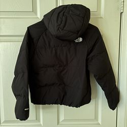 Girls hooded Northface jacket S 7/8