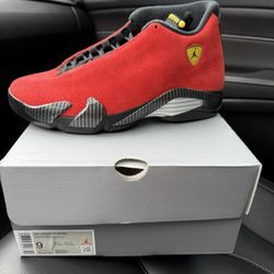 Air Jordan 14 Ferrari (2025) size 9 DS