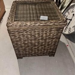 Patio furniture Wicker / Rattan Storage Trunk / Chest table