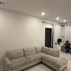 Sofa Couch L Shaped Sectional 2 Pieces 