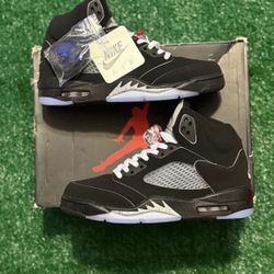 Jordan 5s Black Metallic 