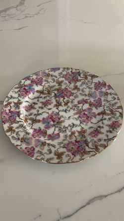Floral Chintz Porcelain Decorative Plate