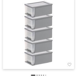IRIS 7qt 5pk Stacking Drawer $20