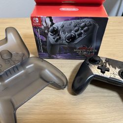 Nintendo Switch Pro Controller - Monster Hunter Rise Sunbreak Edition