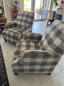 2 reclining accent chairs from Kirkland Home