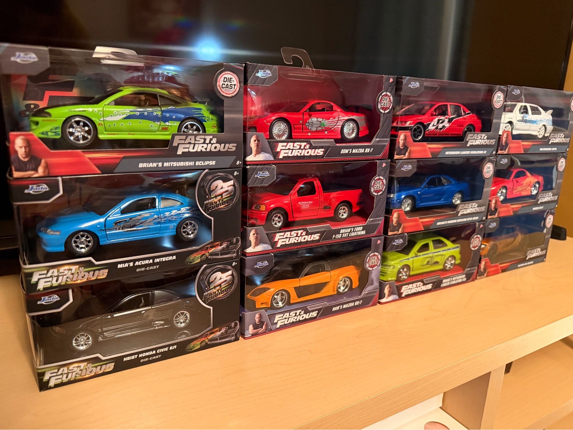 Fast and Furious Lot 1:32 Scale