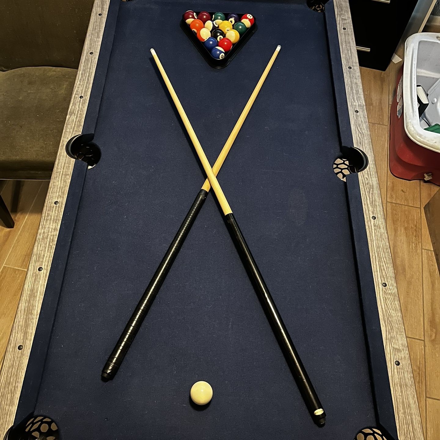 NFL THEMED STEELERS POOL TABLE! INCLUDES STICKS AND BALLS ALL LICENSED !!  for Sale in Tempe, AZ - OfferUp