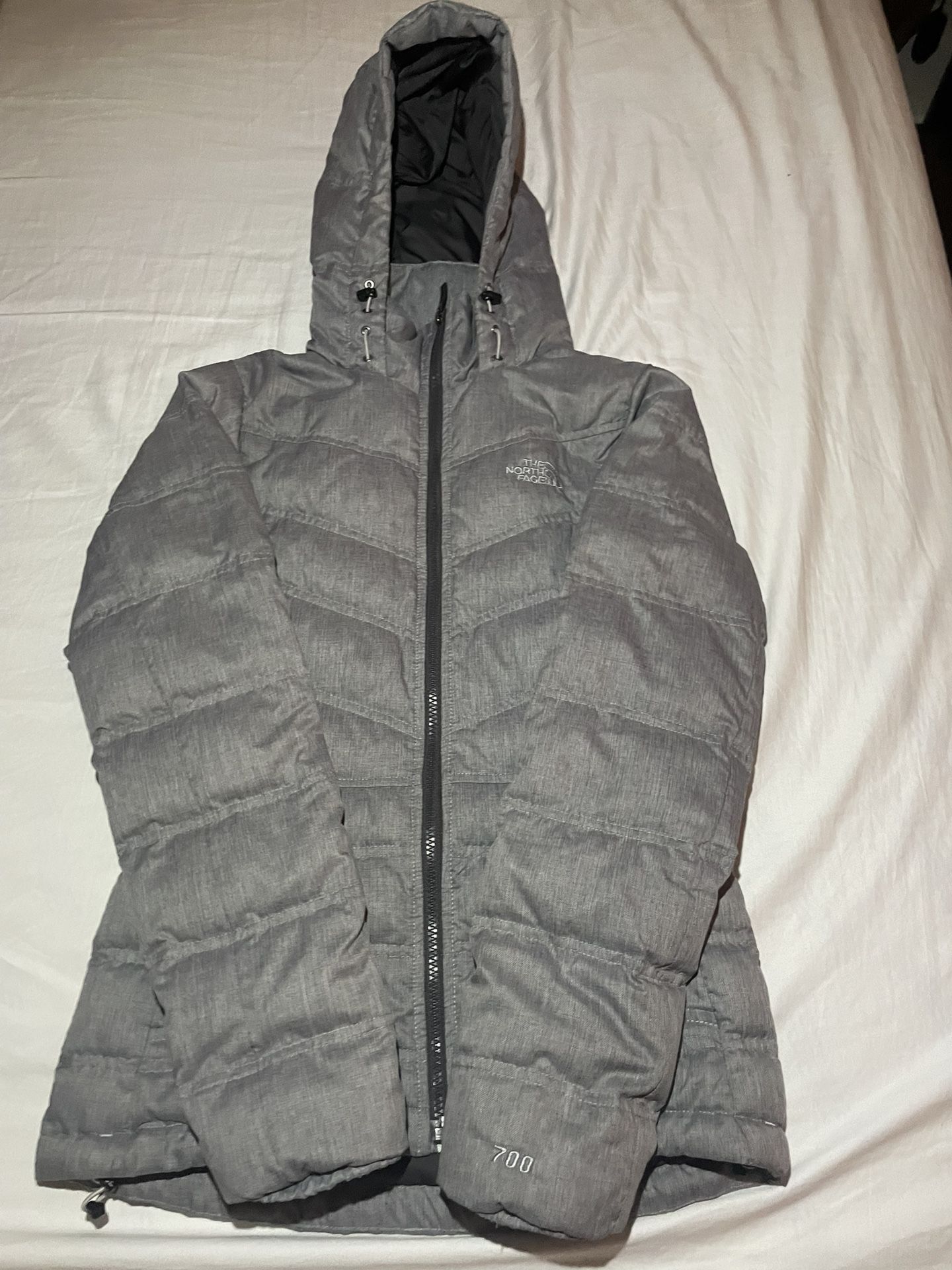 The North Face puffer jacket 700 Gray Female xs