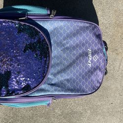 Softball Bag And Helmet. 