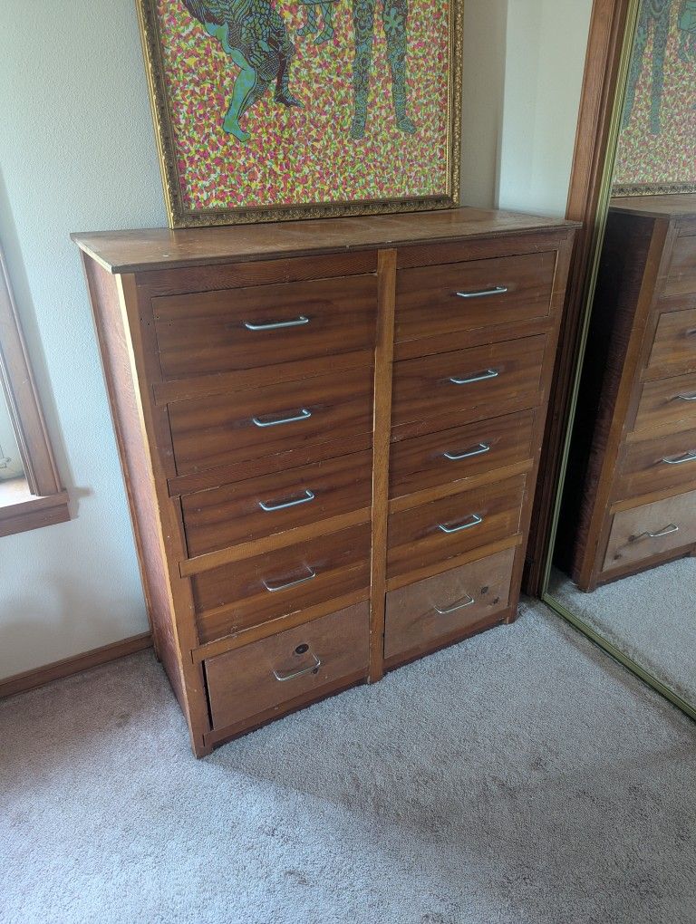 Wooden Dresser - $20