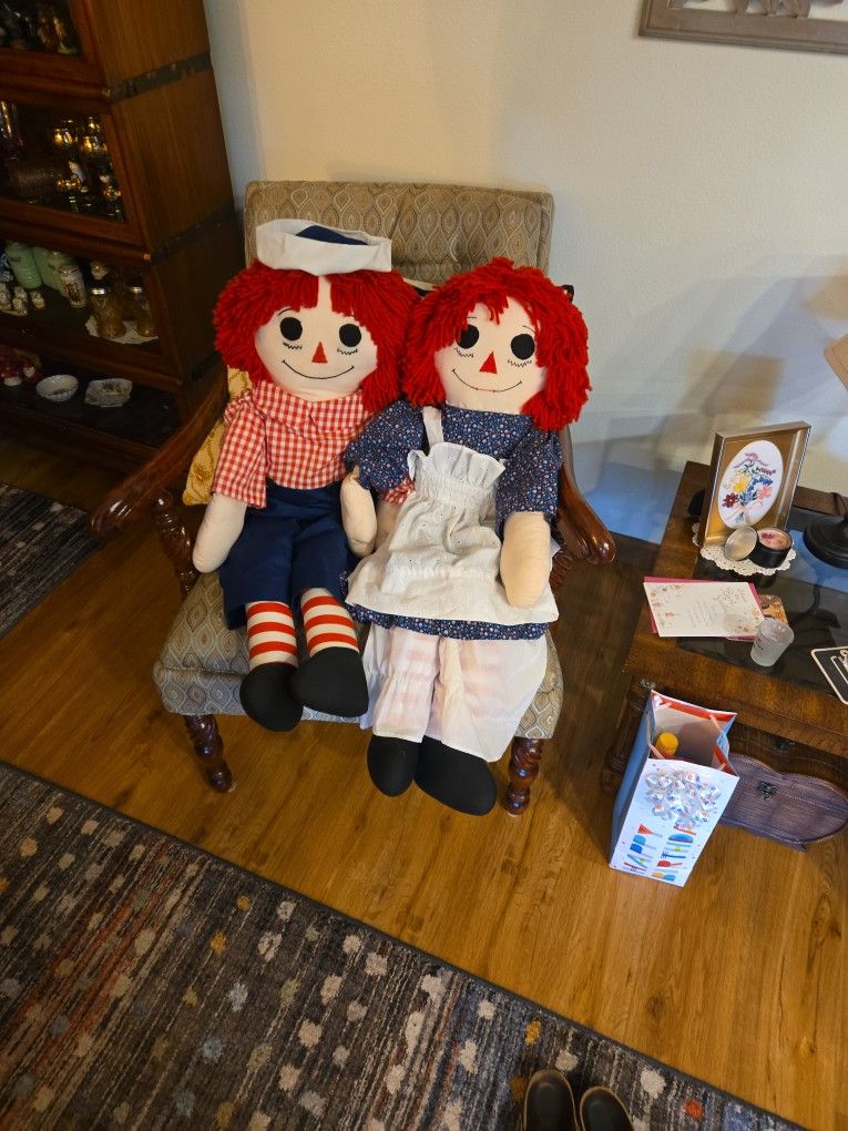 Handmade, Raggedy Ann and Andy.