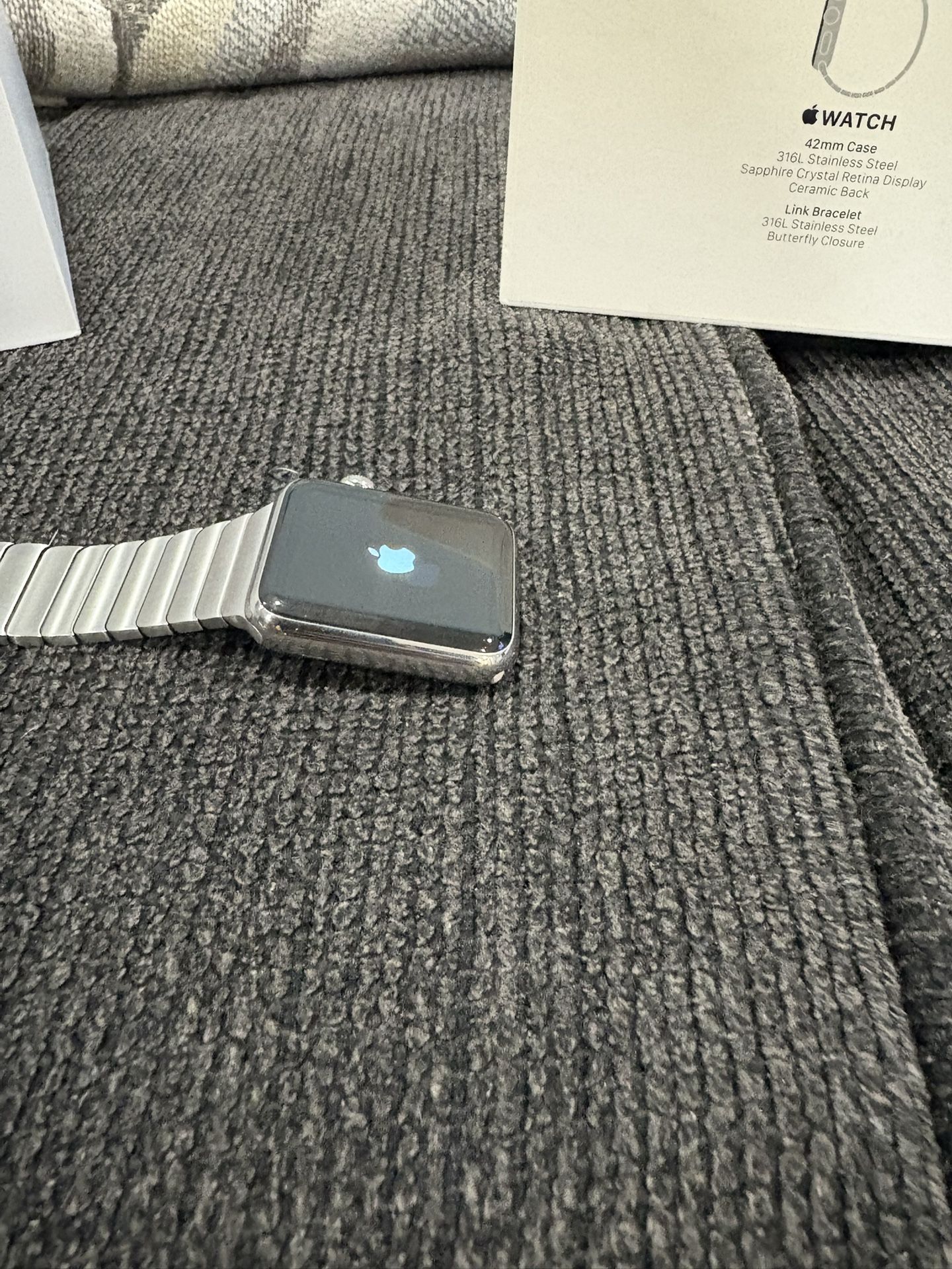 1st Gen Apple Watch 42Mm Men Stainless Steel