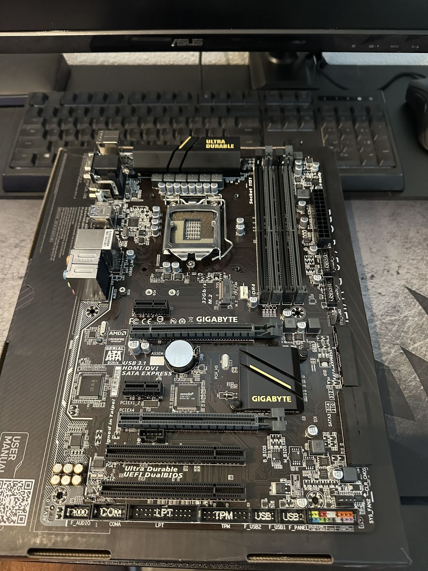 Gigabyte GA-Z170-HD3P ATX Motherboard (LGA1151, DDR4, Intel 6th/7th Gen CPUs)