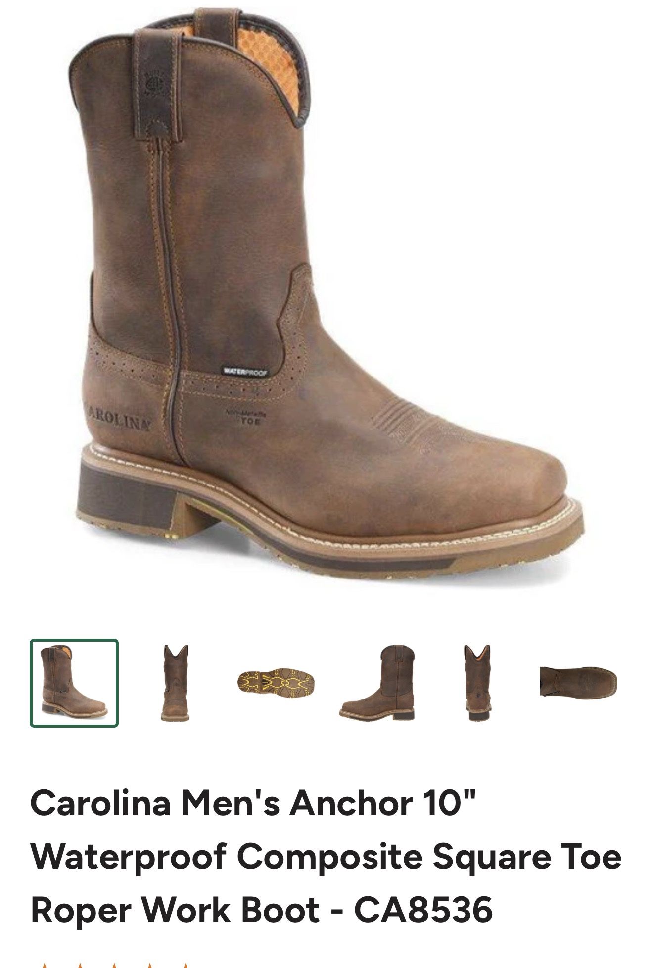 Carolina Boot Men Anchor