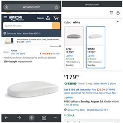 Hatch Grow Smart Changing Pad and Scale for Sale - $40