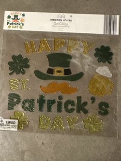 St. Patrick’s Day Themed Gel Clings