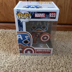 Marvel Gingerbread Captain America Funko