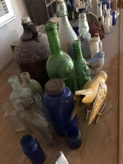 Hundreds of Old bottles