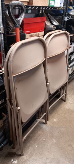 4 Metal Chairs