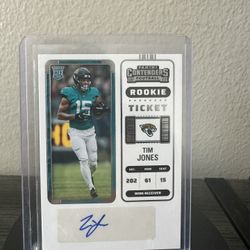 2022 Contenders Tim Jones Autograph Rookie Card 