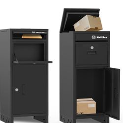 Package Delivery Box for Outdoor, 15.7" L*15.7" W*37.8" H, Parcel Drop Box