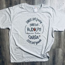 adult XL Dance Like Frosty Sublimation Shirt 