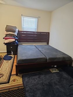 Bedframe And Spring Box