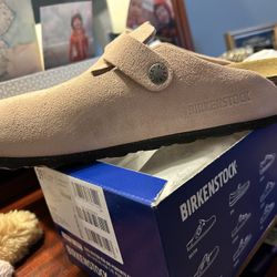 NEW Birkenstock Pink Clay Boston Size 39 (uS8)