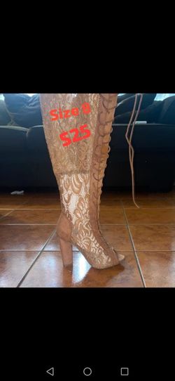 Botas De Encaje