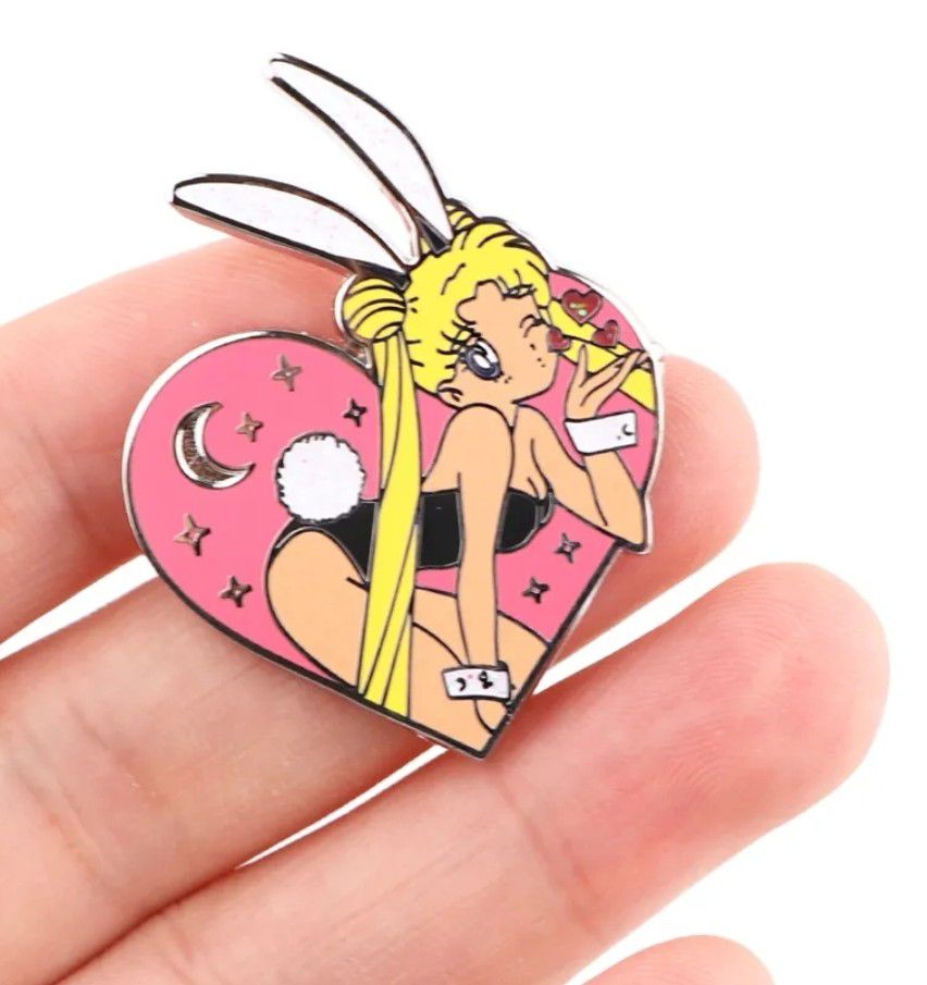 Sailor Moon Bunny Cute Anime Pin