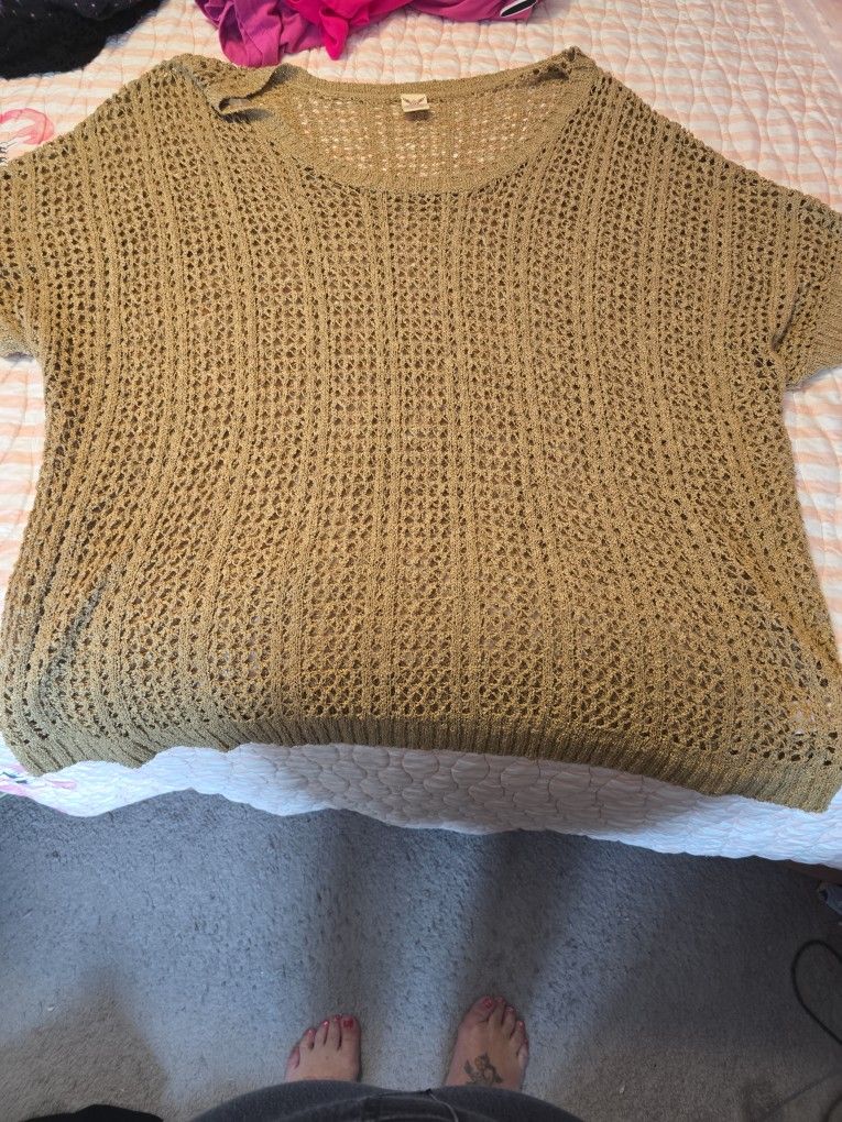 Mesh Sweater