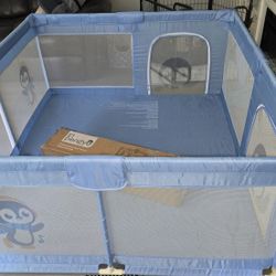 LI'L PENGY BLUE PLAYPEN LIKE NEW