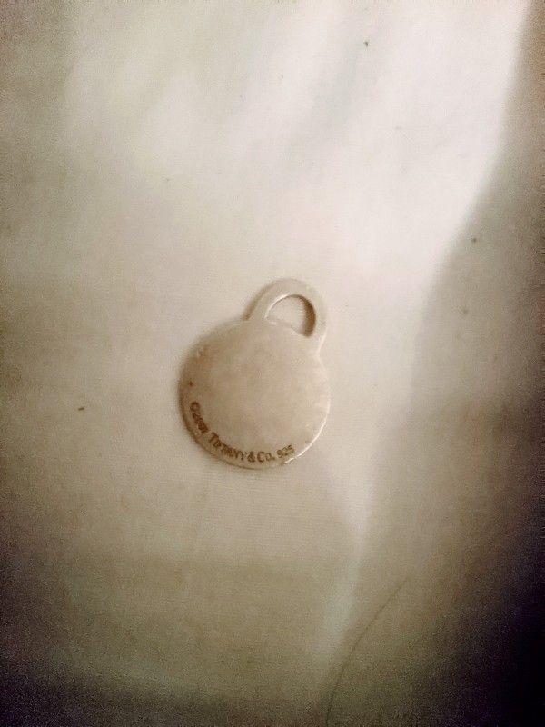 Tiffany and Co. Circle Tag Pendant Charm