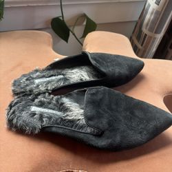 Banana Republic Flats W/ Fur Lining 9M