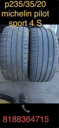 Michelin Pilot Sport 4S Tires 235/35/20 (Pair)