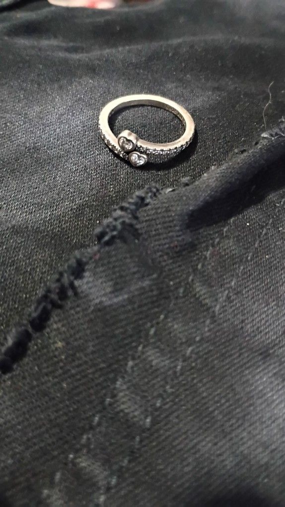 Pandora Double Heart Ring