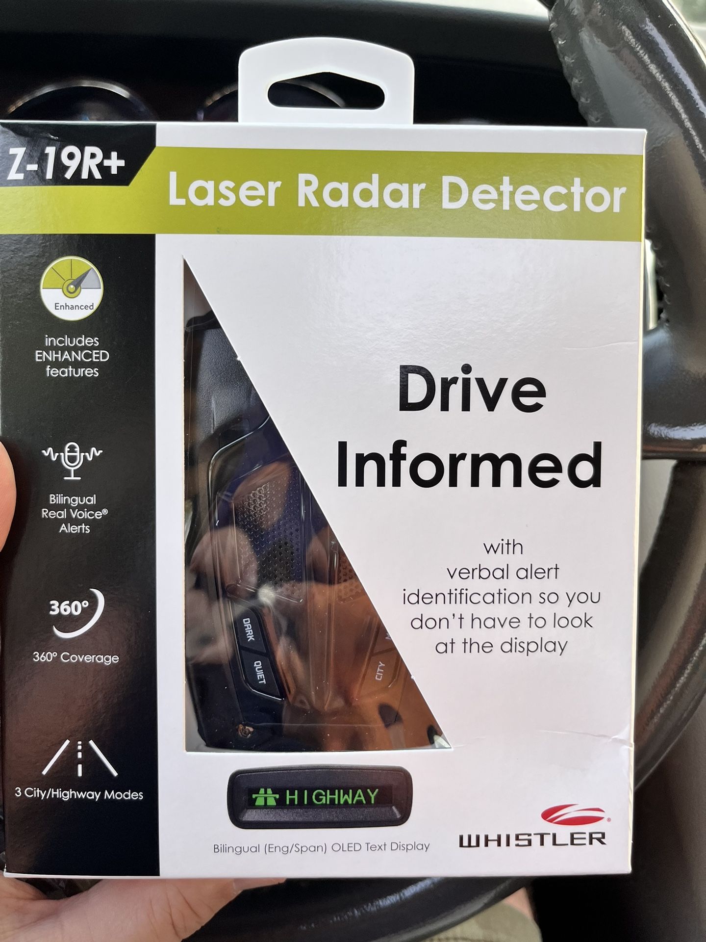 WHISTLER RADAR DETECTOR
