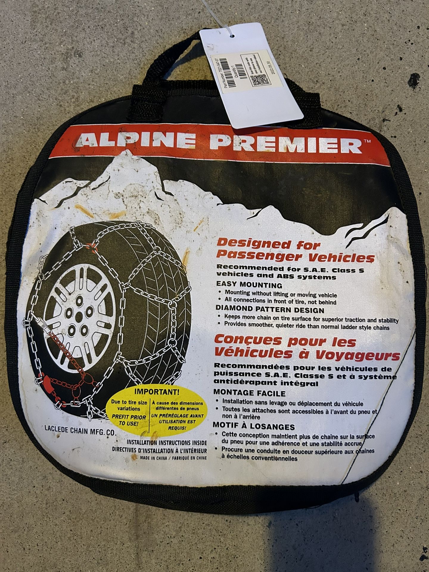 Alpine Premier Tire Chain