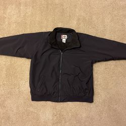 Dickies fleece-lined Men's work jacket size 3XL blue water&wind resistant shell soft, warm fleece lining, durability & comfort Like New