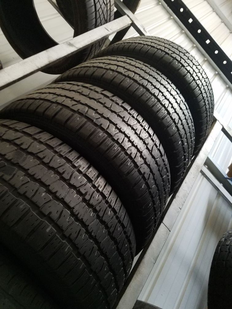 Set of tires size 285/60/16 BF\'s