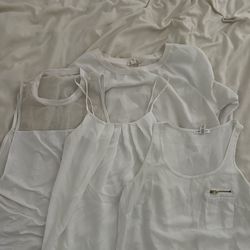 BUNDLE - White Women’s Tops LOT 4