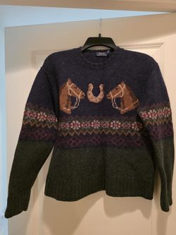 Ralph Lauren Polo Womens Western Sweater 