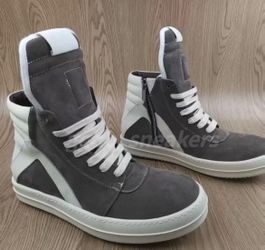 BRAND NEW grey rick suede owen geobaskets